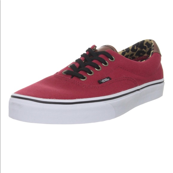 Vans Other - Vans Era 59 Red/Leopard Sneakers